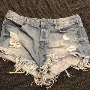 H&M jean shorts